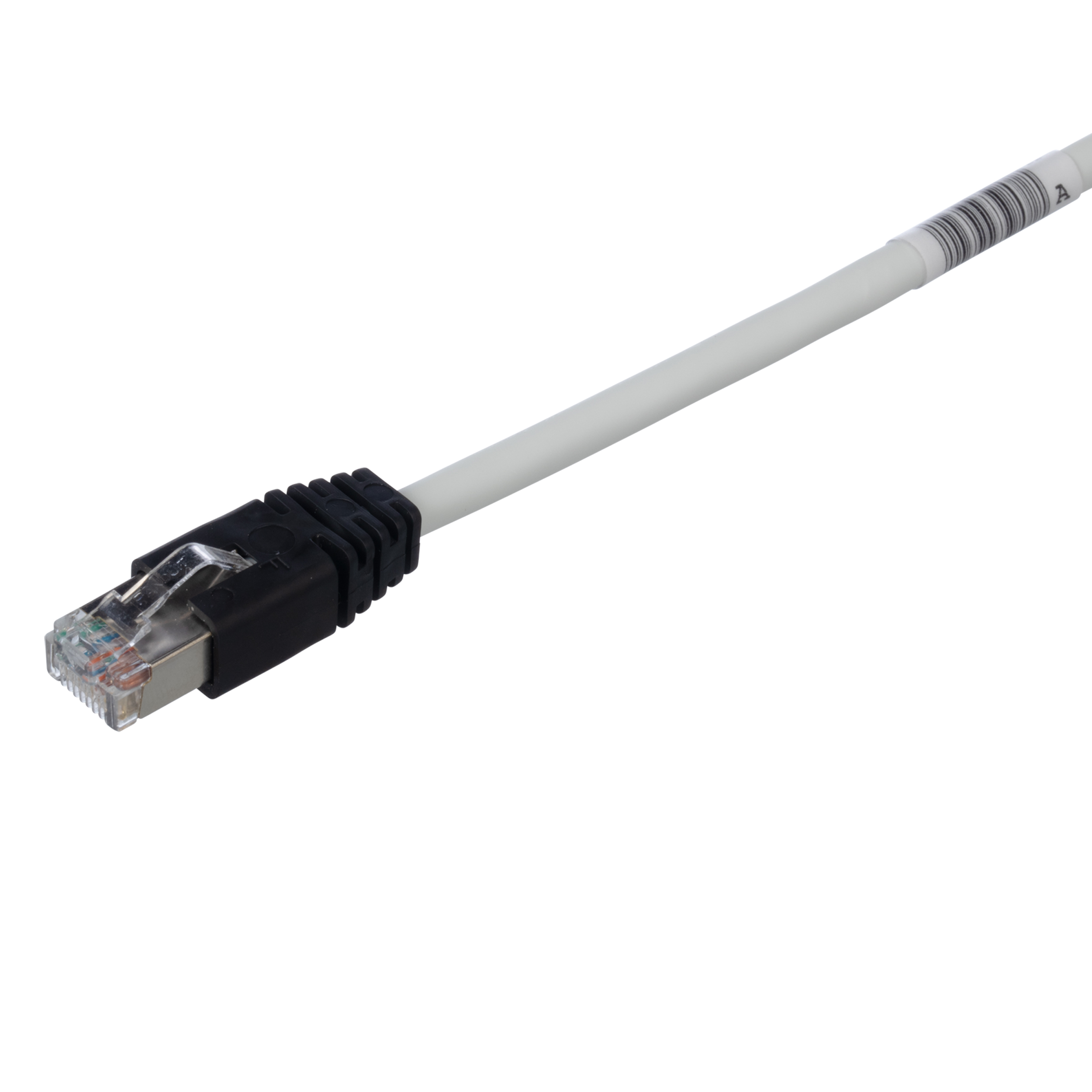 Product image for Cord patch copper CAT5e STP plug international grey 1m