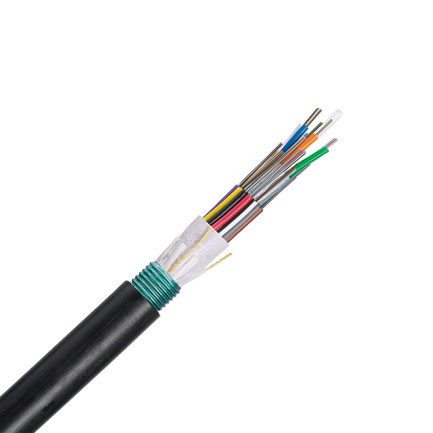 Product image for 12 Fiber Cable, OM4, Outside Plant Armored, 250..m