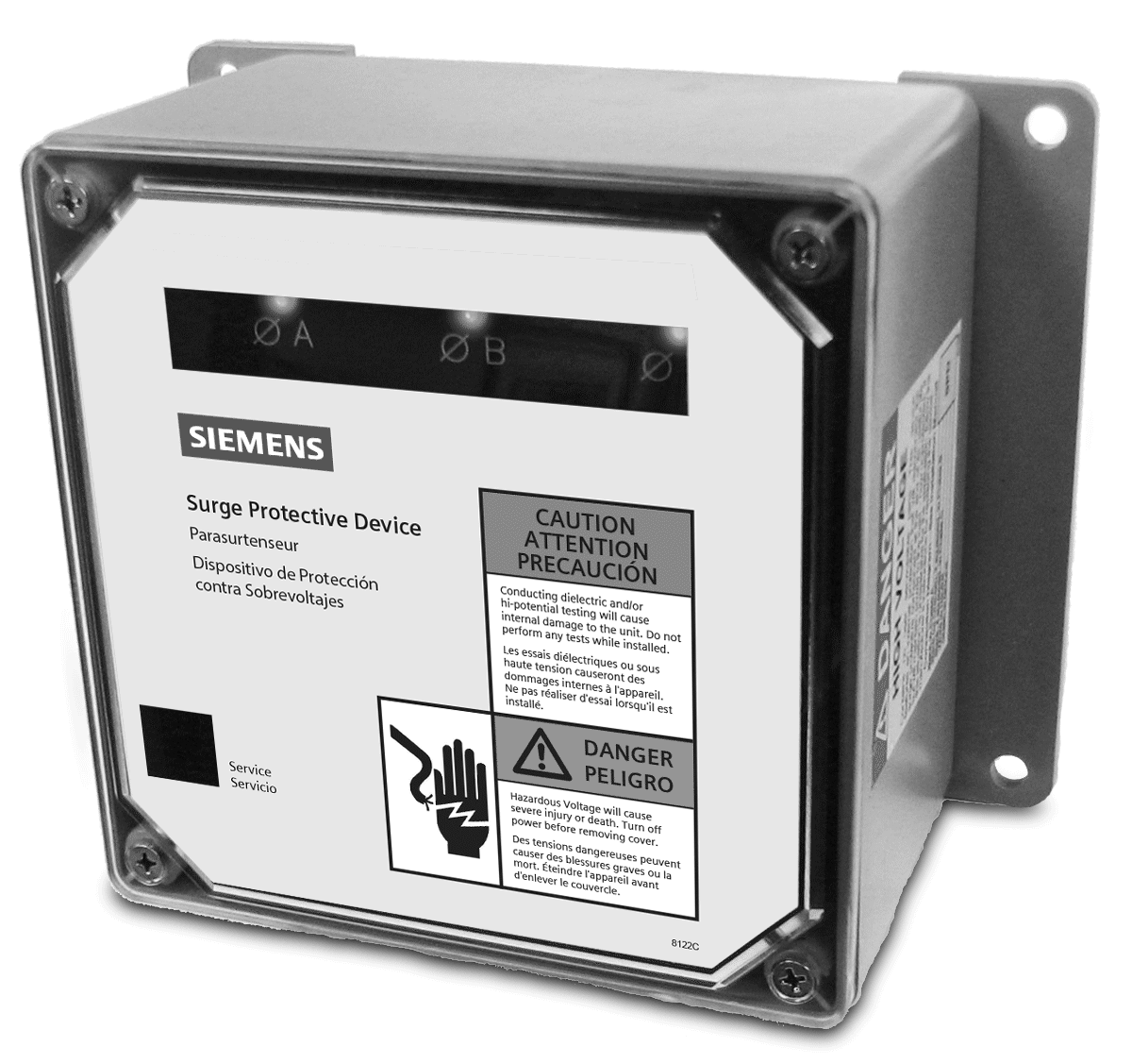 Product image for TPS3 11 SPD,120/208V 3PH4W,150kA,Type 4X