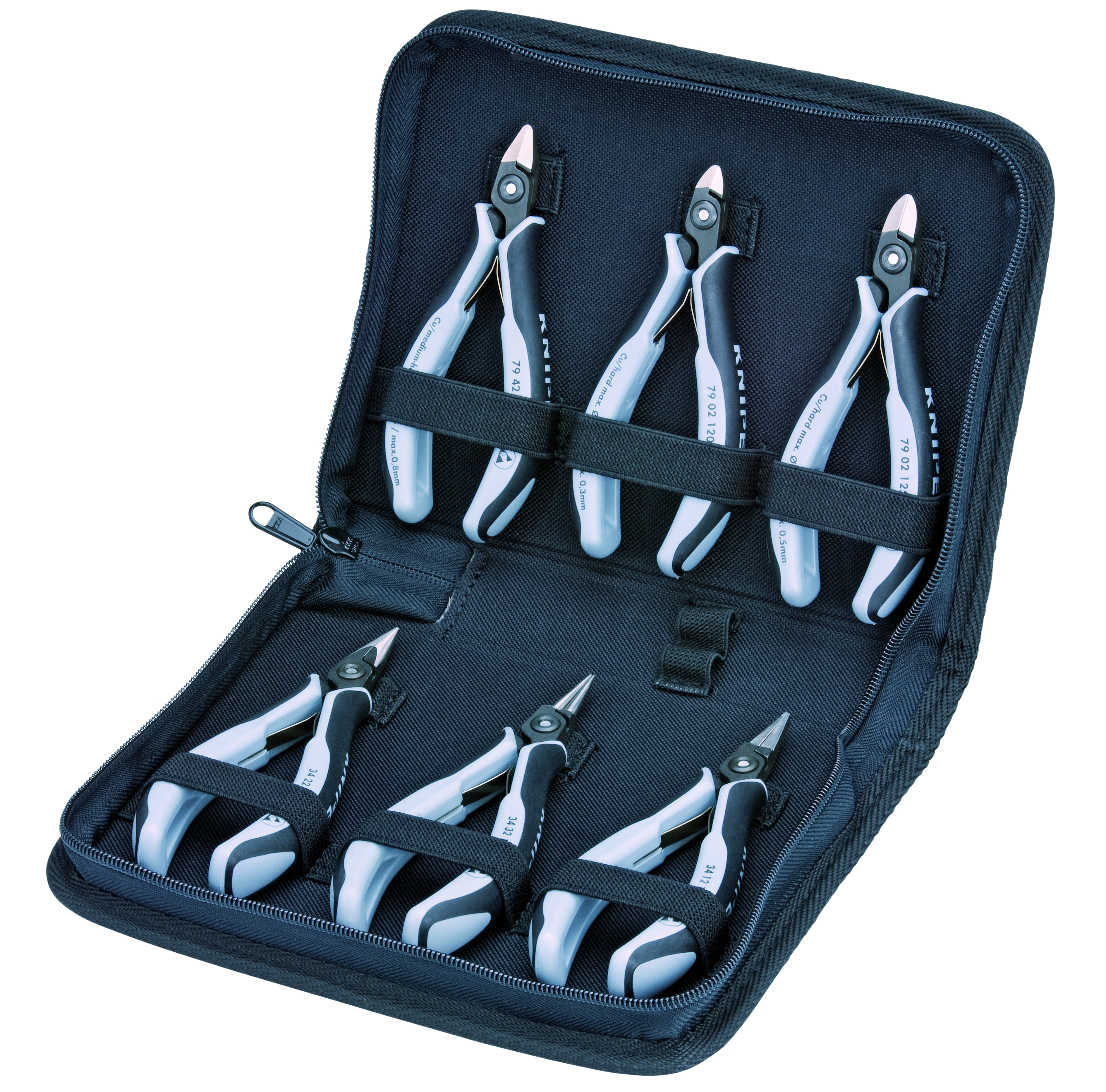 Product image for Case electronics pliers 6piece