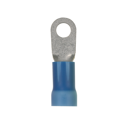 Product image for PANDUIT PV6-8R-T TERMINAL RING #6G LARGE WIRE VINYL #8STUD INSULATED 200/ PKG