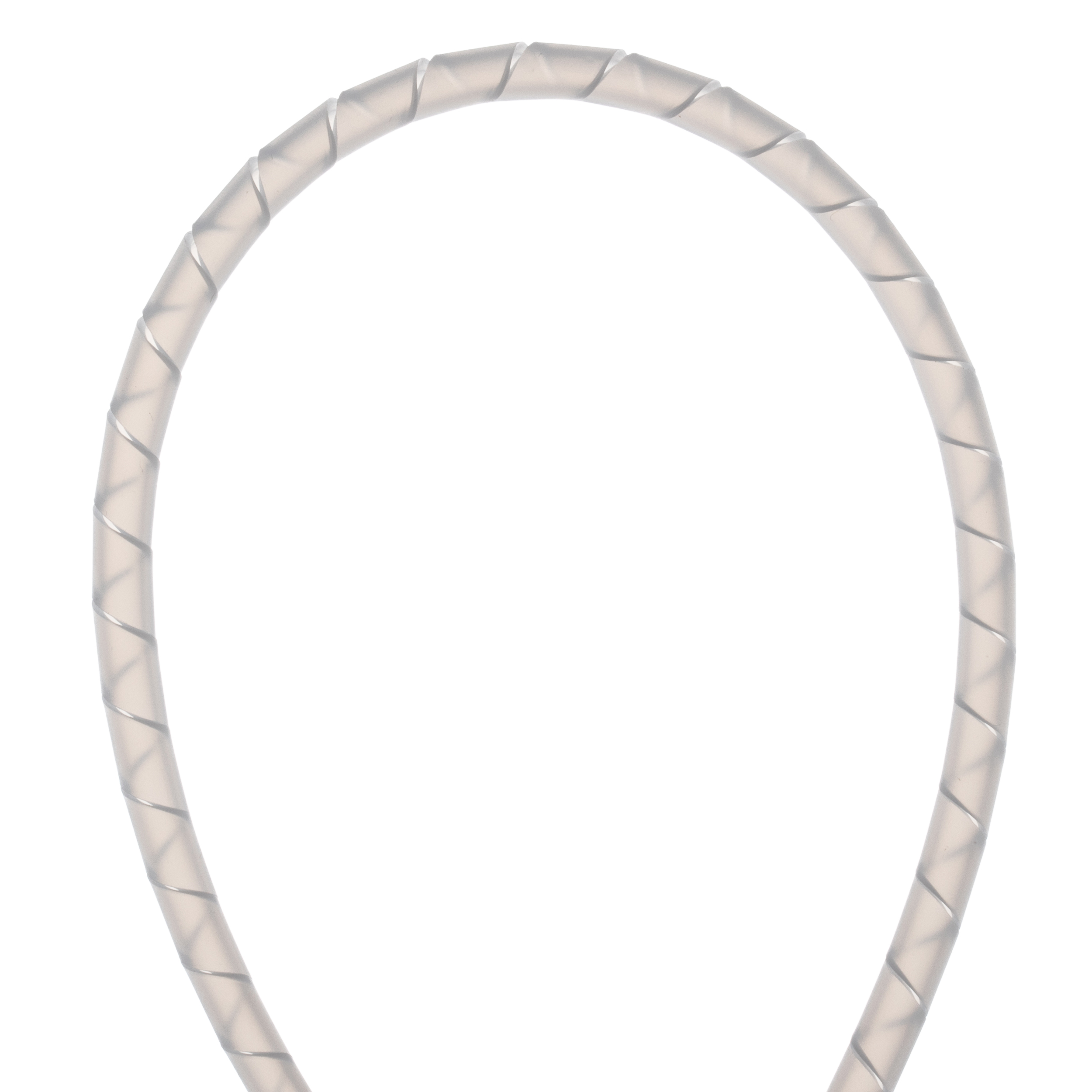 Product image for T75T-X Spiral Wrap, Natural, UV TFE, 0.625" Min Dia., PK1