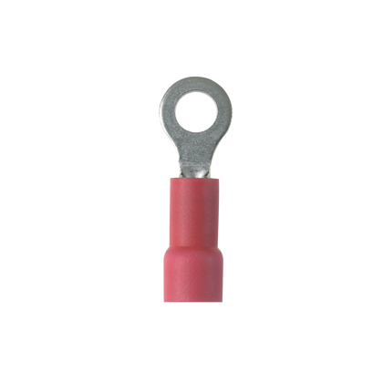 Product image for PANDUIT PV18-14RX-MY TERMINAL RING 1/4"S #22G- #18G VINYL INSULATED