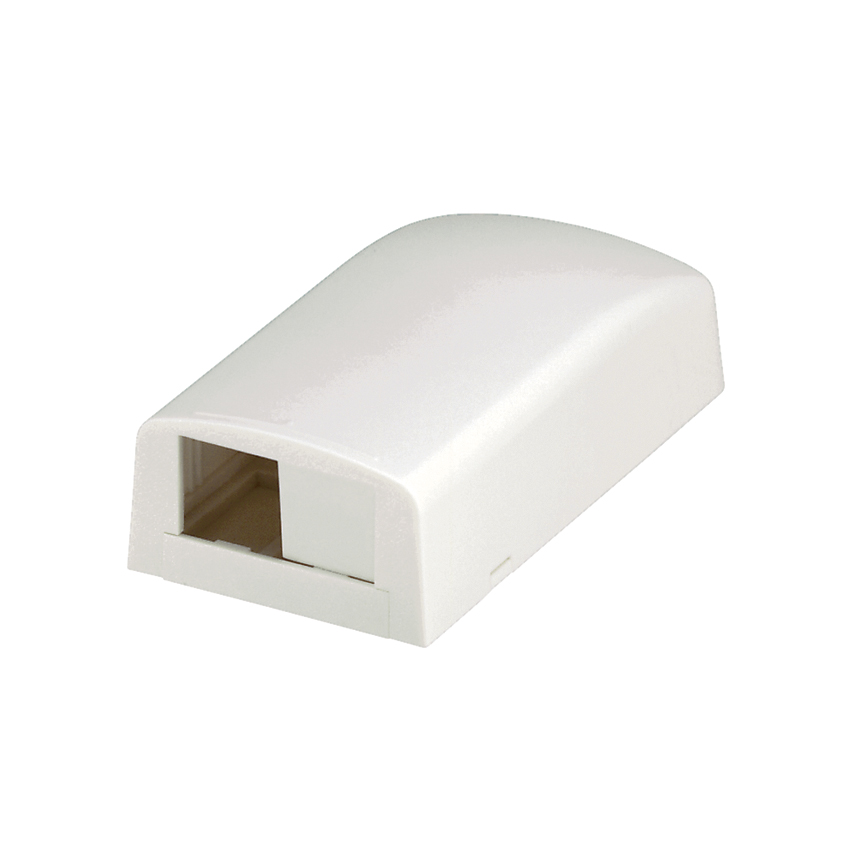 PANDUIT CBX2IW-AY BOX MINI COM SURFACE MOUNT ACCEPTS 2 MINI-COM MODULES
