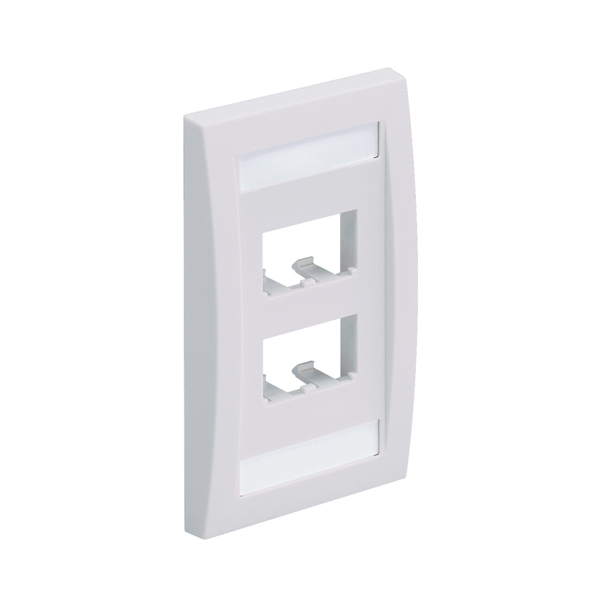 Product image for PANDUIT CFPE4EIY COVER 1GANG 4PORT FACEPLATE EXECUTIVE ELECTRICAL IVORY MINICOM