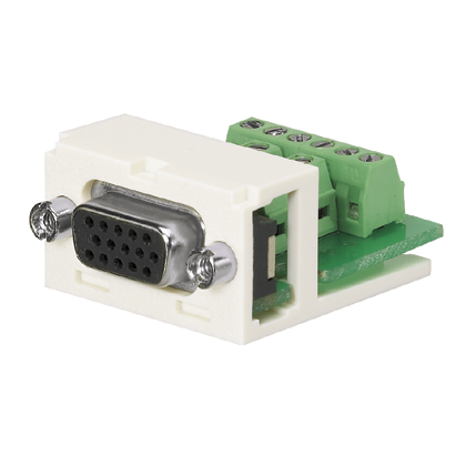 PANDUIT CMD15HDIWY CONNECTOR VGA DSUB 15PIN OFF WHITE HD