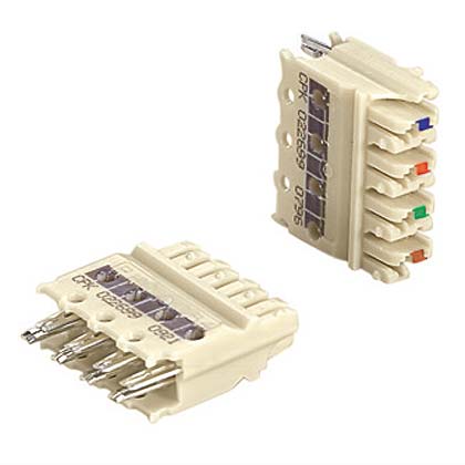 Product image for 4 Pair Connecting Block, Cat 6,PK10