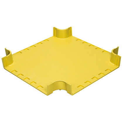 Product image for FiberRunner,4-Way Cross,24x4,YL,EA