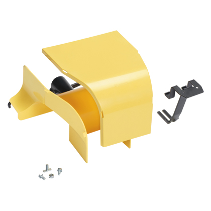 Product image for FiberRunner® Spill-Over Fitting, 4x4, Yellow