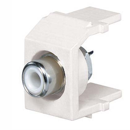 Product image for NK,RCA Module,ST,WH Insert,WH,EA