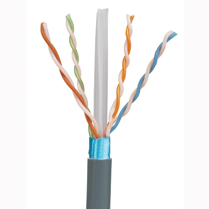 PANDUIT PFP6X04BU-UG TX6A™ Copper Cable, Cat 6A, 23 AWG, F/UTP, CMP, Blue