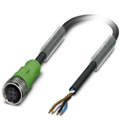 Product image for PHOENIX 1668111 SAC-4P-3 0-PUR/M12FS CABLE ASSEMBLY M8 FEMALE 4COND CORDSET