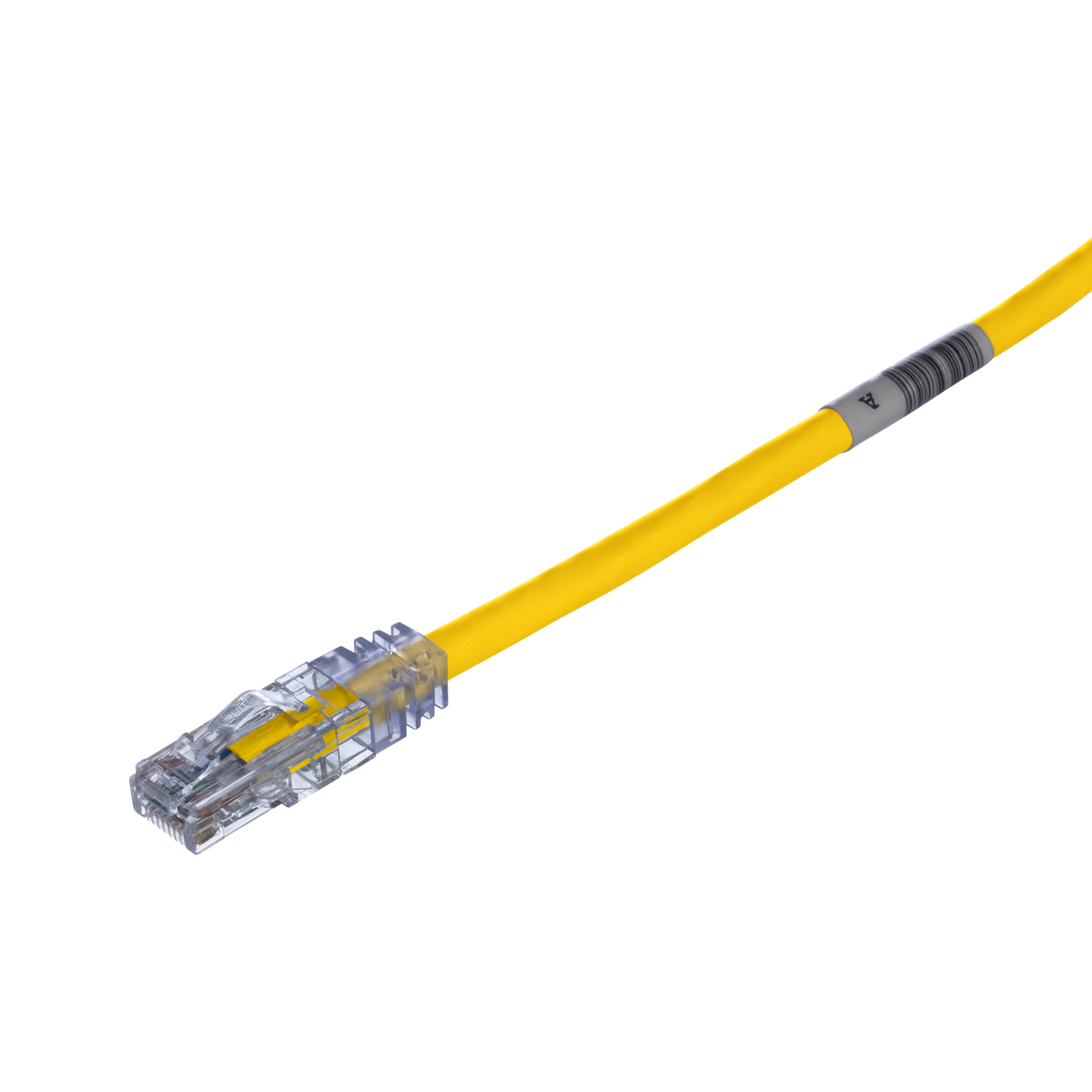 Product image for Cat 6 24 AWG UTP Copper Patch Cord, 3 ft, Yellow