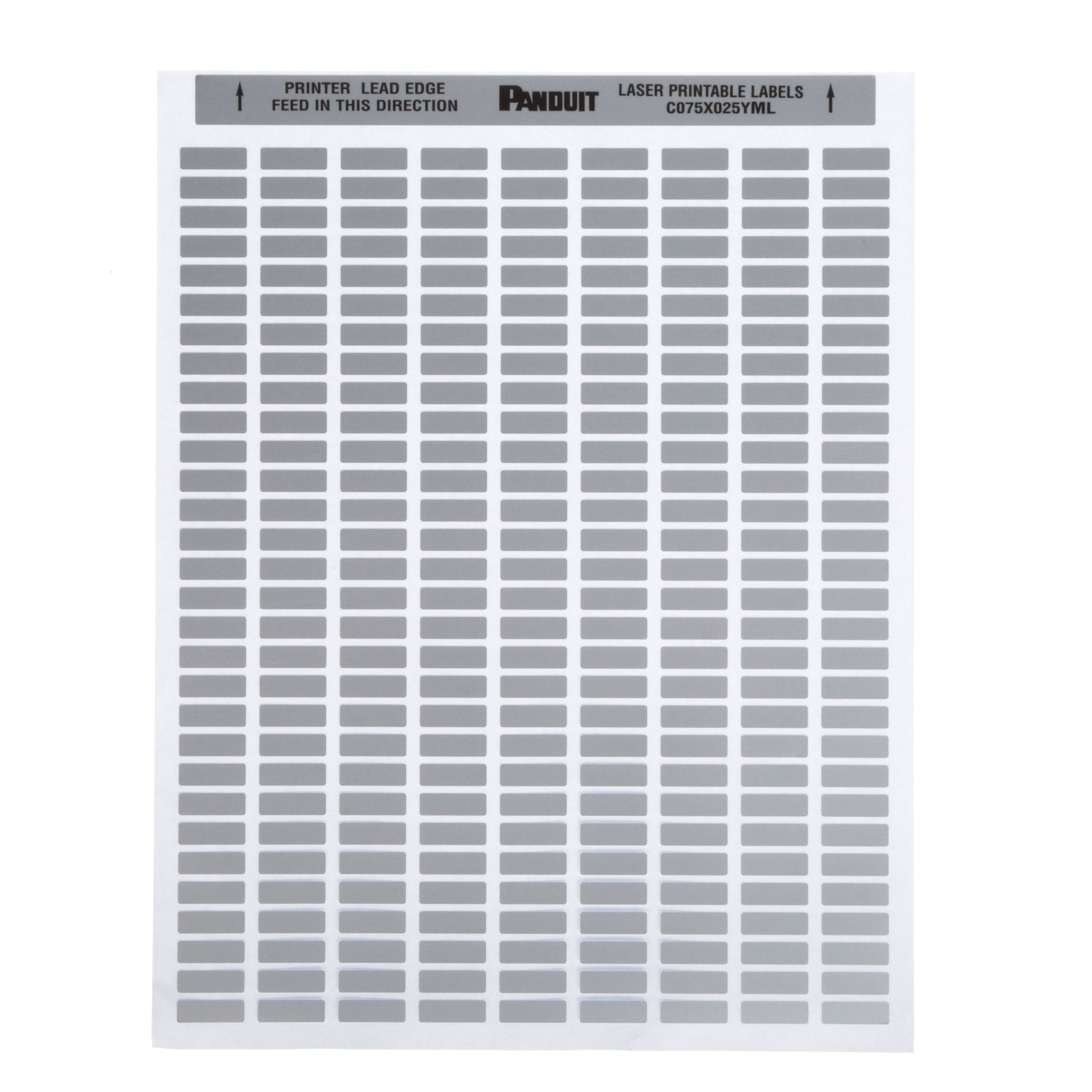 Product image for Laser,Adh Poly Comp Lbl,.75"x.25",SIL