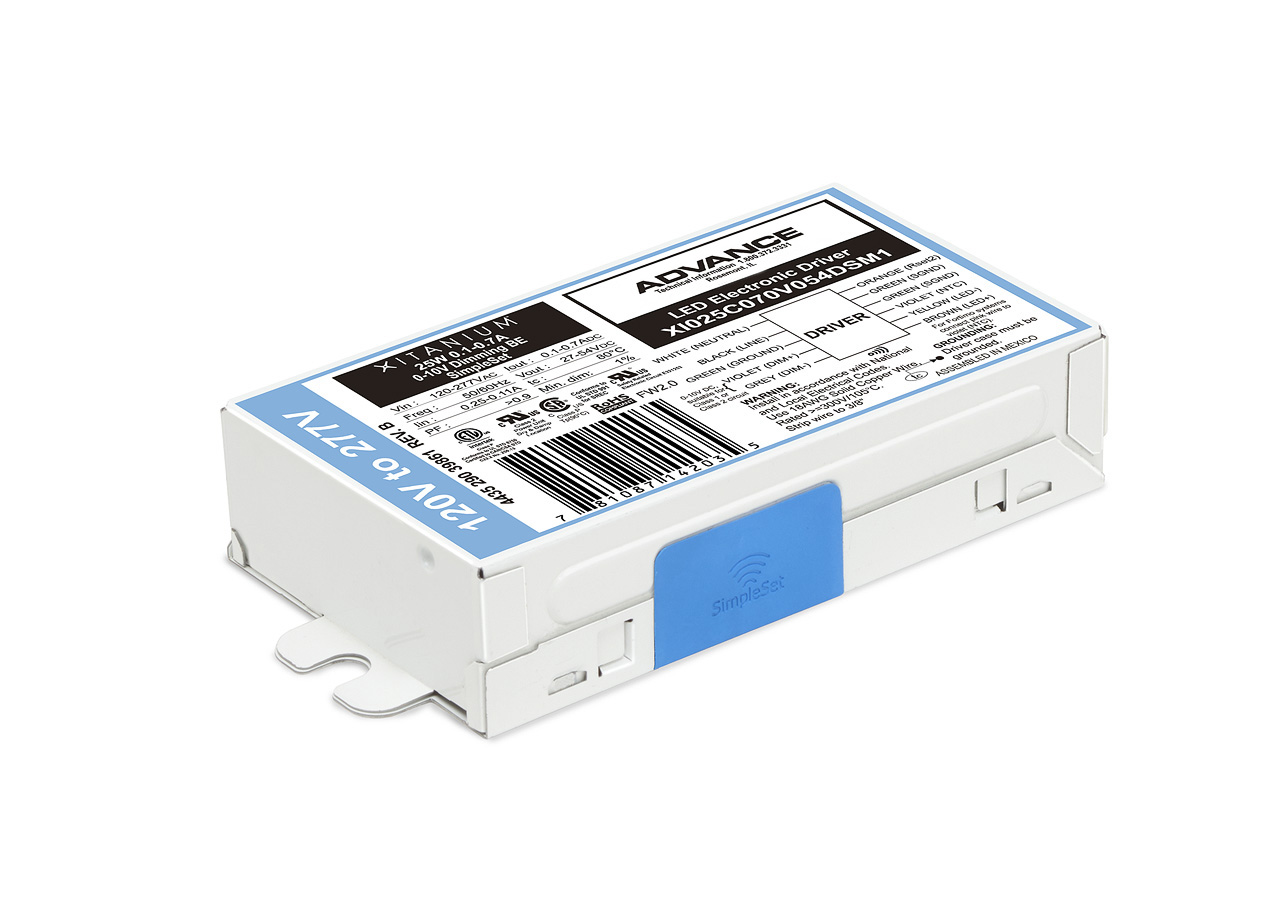 Product image for XITANIUM 25W 0.70A 54V 0-10V SSET 1% BE