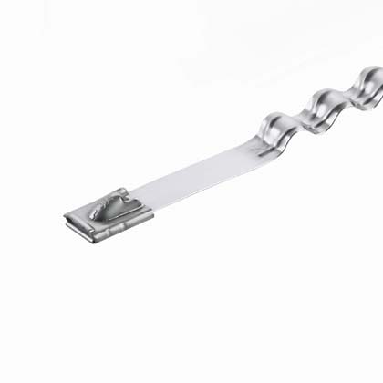Product image for Pan-Steel® HTMLT6WEH-LP Stainless Steel Cable Ties