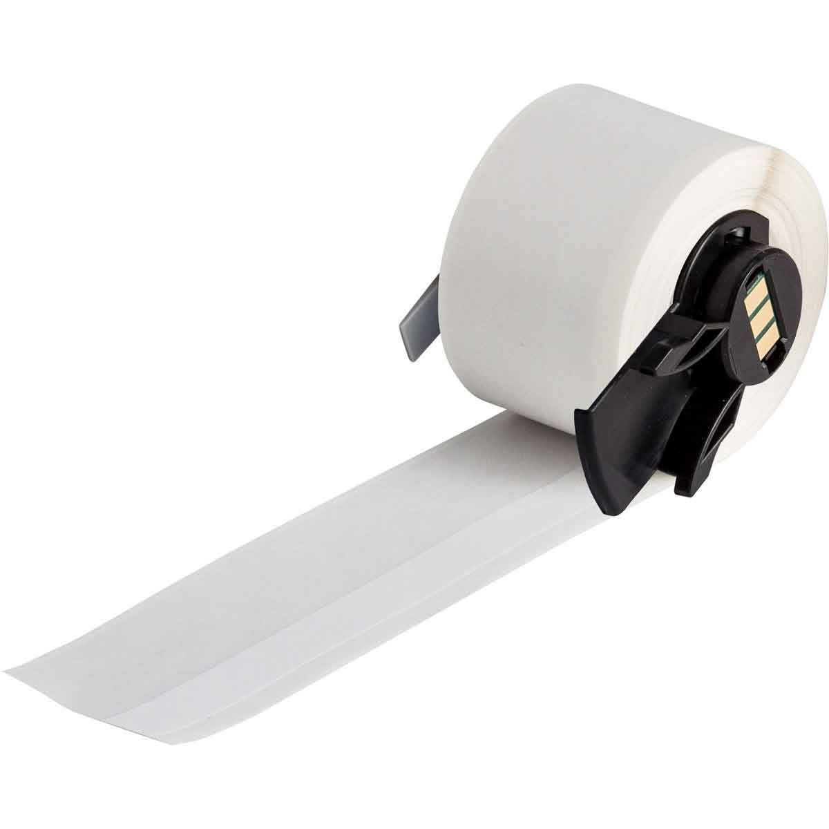 Product image for LABEL 1.5" X 50' VINYL WT/CL