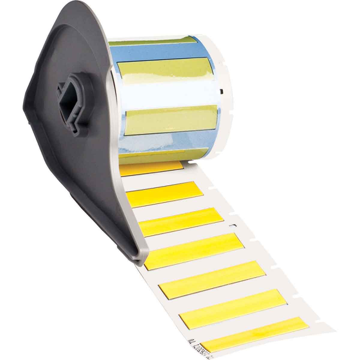 Product image for HEAT-SHRINK LBLS 0.25DIA YL 1.75" RL/100