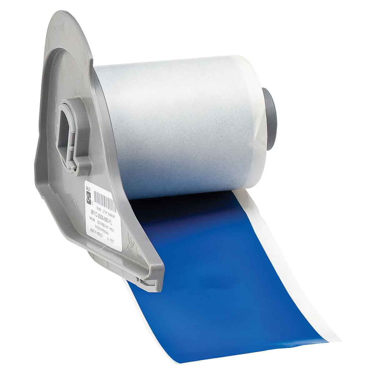 BRADY M7C-2000-595-BL TAPE FOR M7 PRINTER 2" X 50' BLUE ALL WEATHER PERMANENT ADHESIVE VINYL LABEL TAPE
