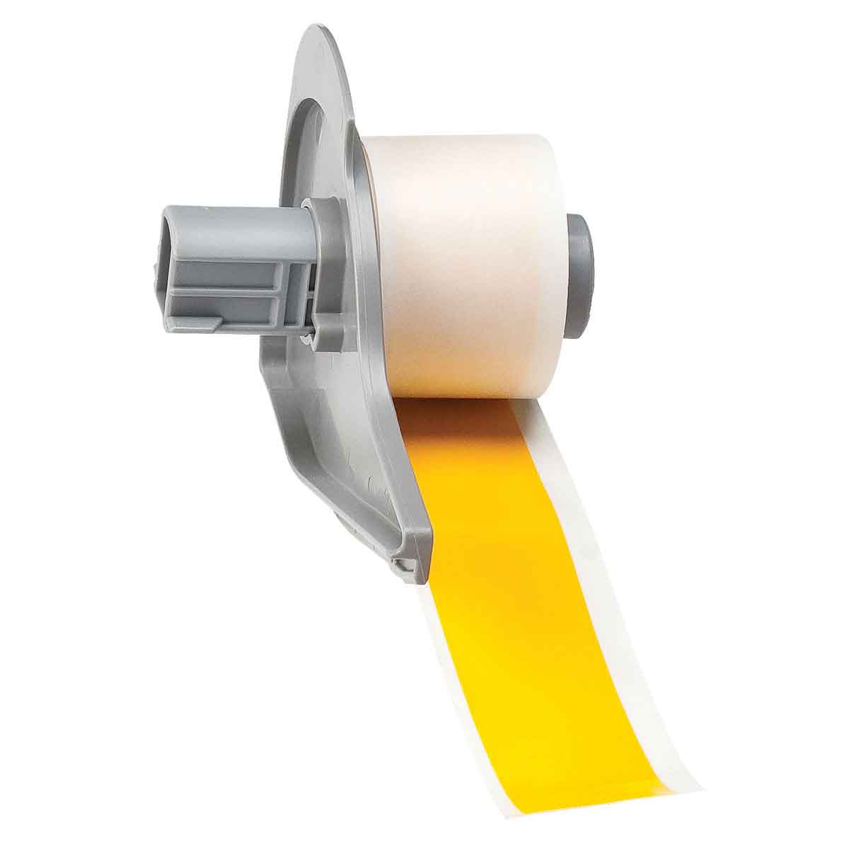 BRADY M7C-1000-595-YL TAPE FOR M7 PRINTER 1" X 50' YELLOW ALL WEATHER PERMANENT ADHESIVE VINYL LABEL TAPE