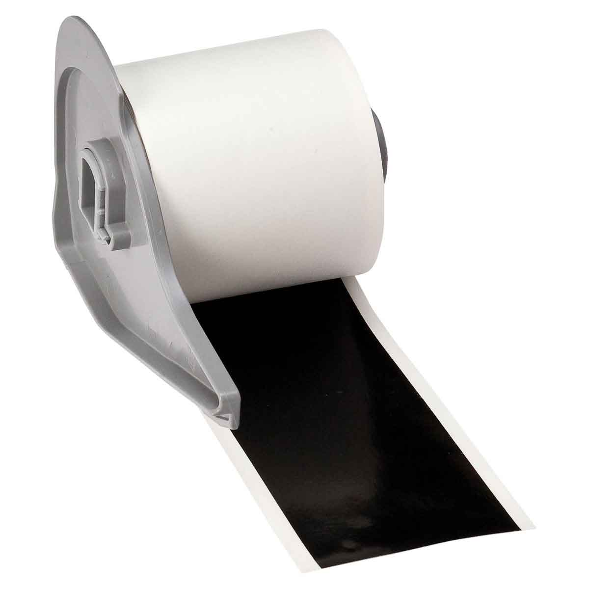 BRADY M7C-2000-595-BK TAPE FOR M7 PRINTER 2" X 50' BLACK ALL WEATHER PERMANENT ADHESIVE VINYL LABEL TAPE