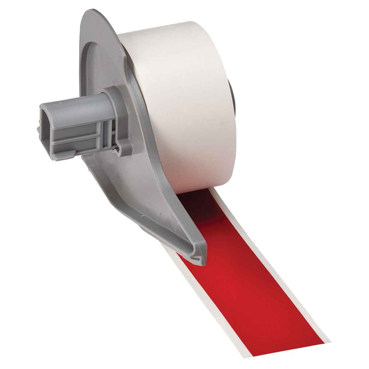 Product image for BRADY M7C-1000-595-RD TAPE FOR M7 PRINTER 1" X 50' RED ALL WEATHER PERMANENT ADHESIVE VINYL LABEL TAPE