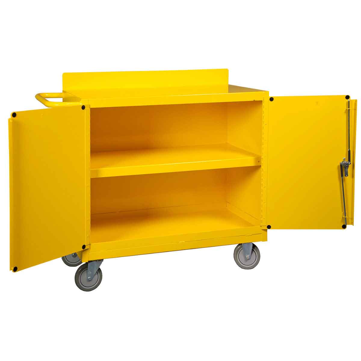 Product image for Cart control spill yellow 38-3/8x18x36"