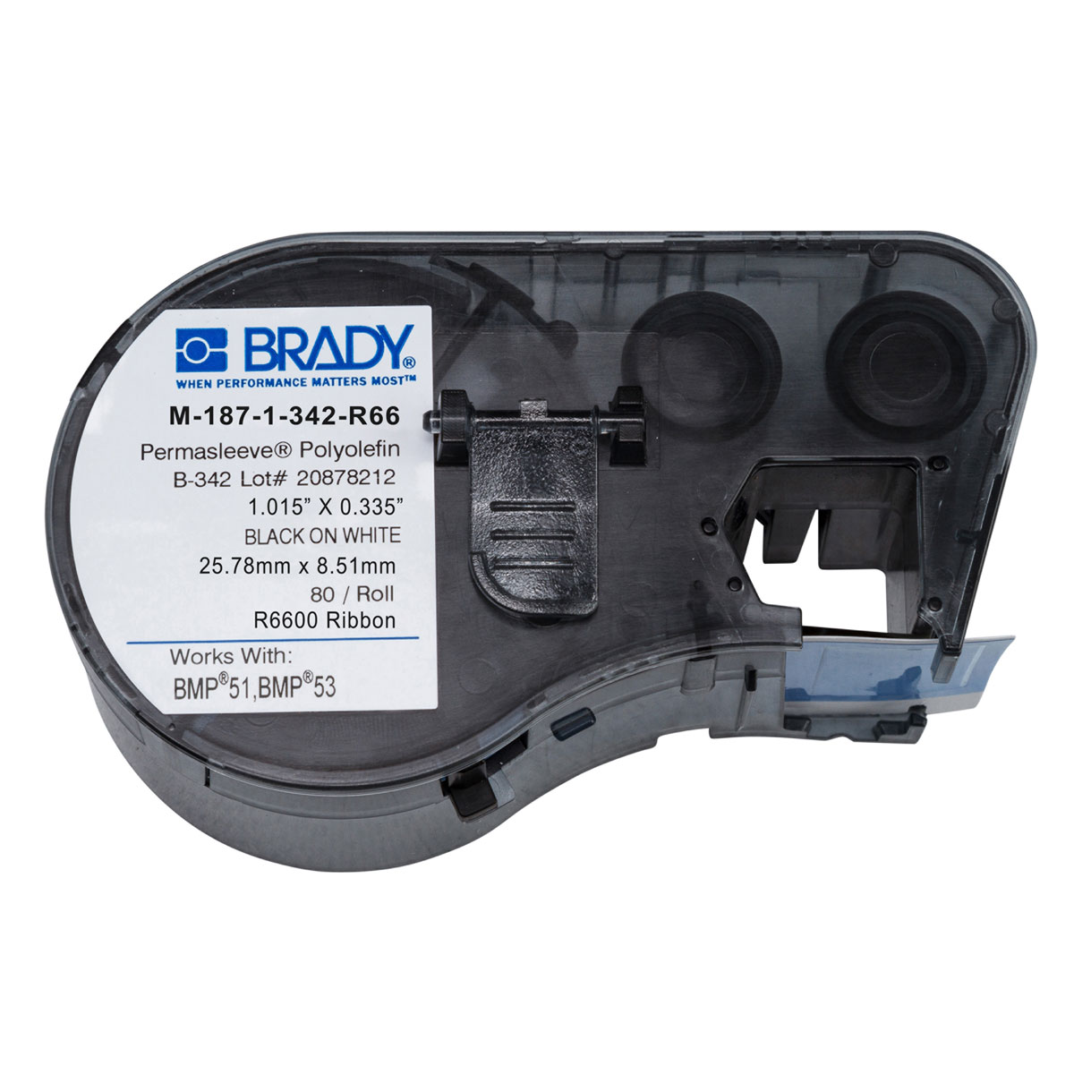 Product image for POLYOLEFIN 0.335 IN H X 1 IN W 80 LABELS