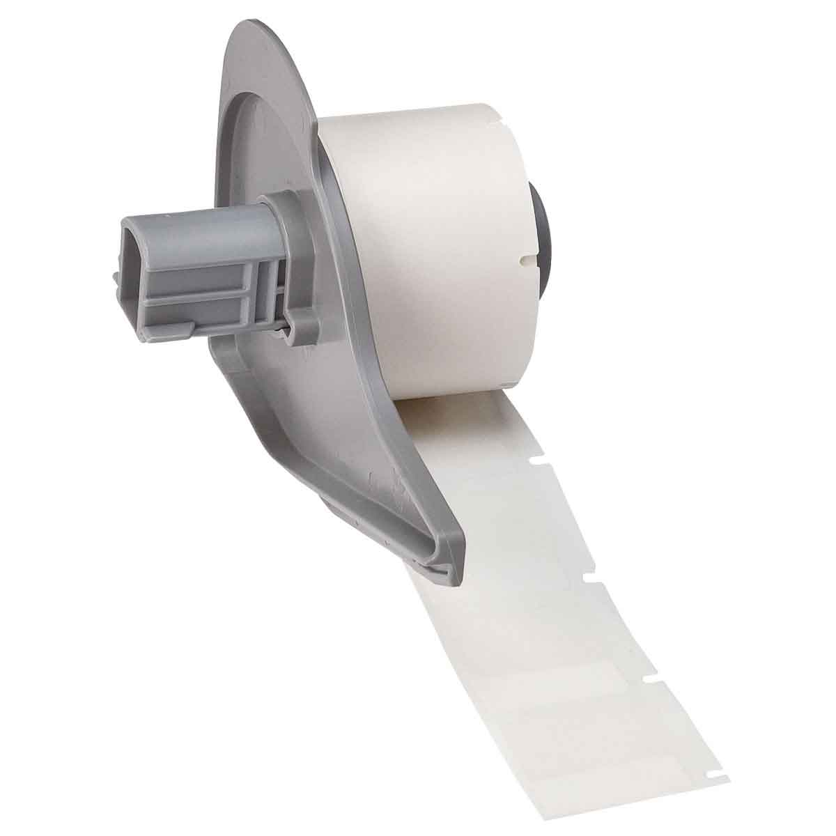 Product image for LABEL 1 X 1 SELF-LAM VINYL WT/CL RL/250