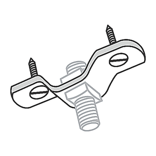 Product image for CEILING FLANGE 3/8 INCH HDG