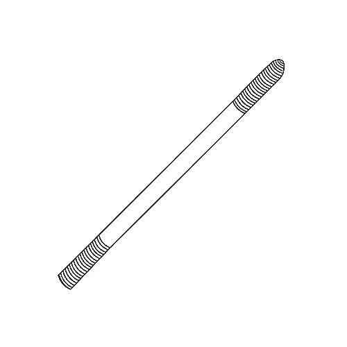 Product image for Rod screw coach carbon steel 1/2x10"