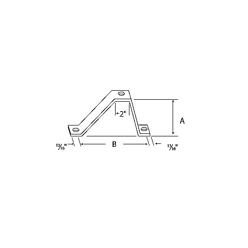 Product image for Bracket GoldGalv steel 10-3/8x14"