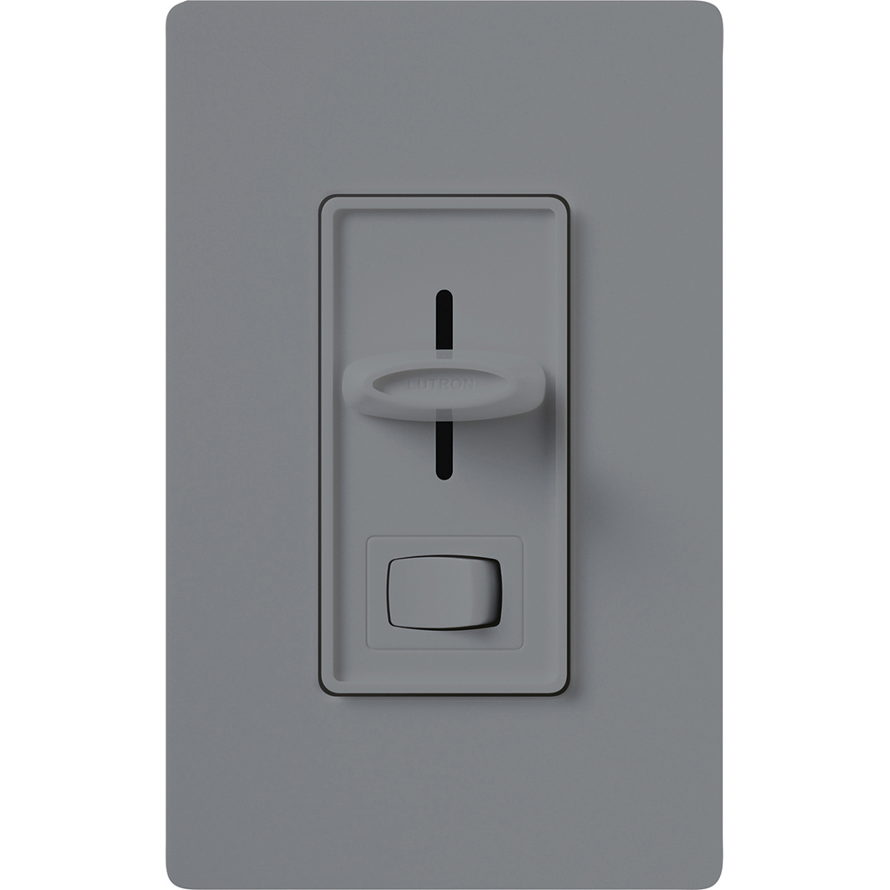 Product image for Dimmer Skylark 3-way 600W 120V w/on/off switch gray