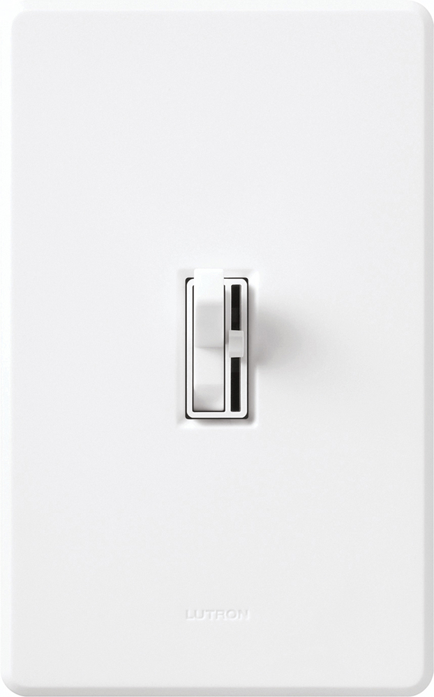Product image for Dimmer pset slide/toggle 3W 600W 120V whi