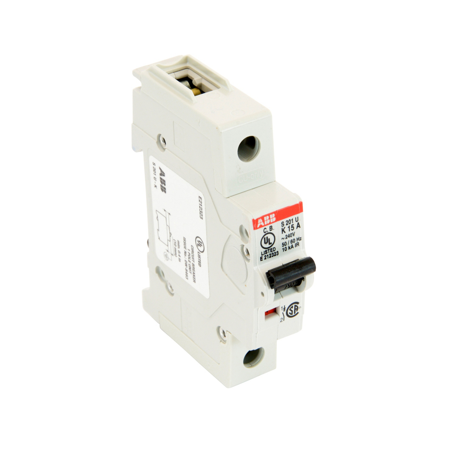 Product image for MCB 1P K 15A 240 BCPD