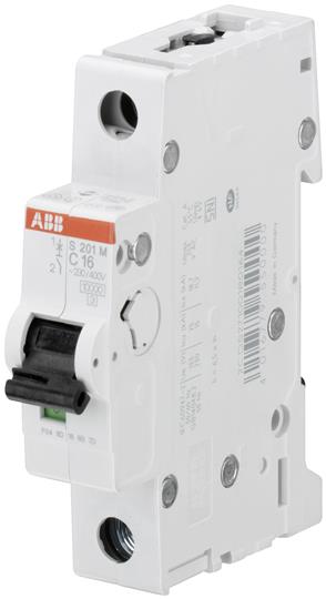 Product image for S200M MCB 230V 1 POLE 2A C CURVE