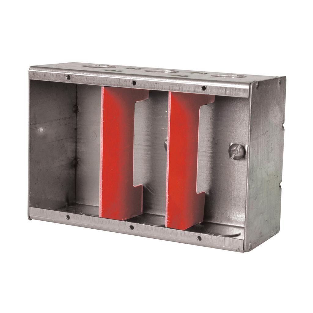 Product image for MASONRY BOX 6.75X4X2.375IN 3G 347V