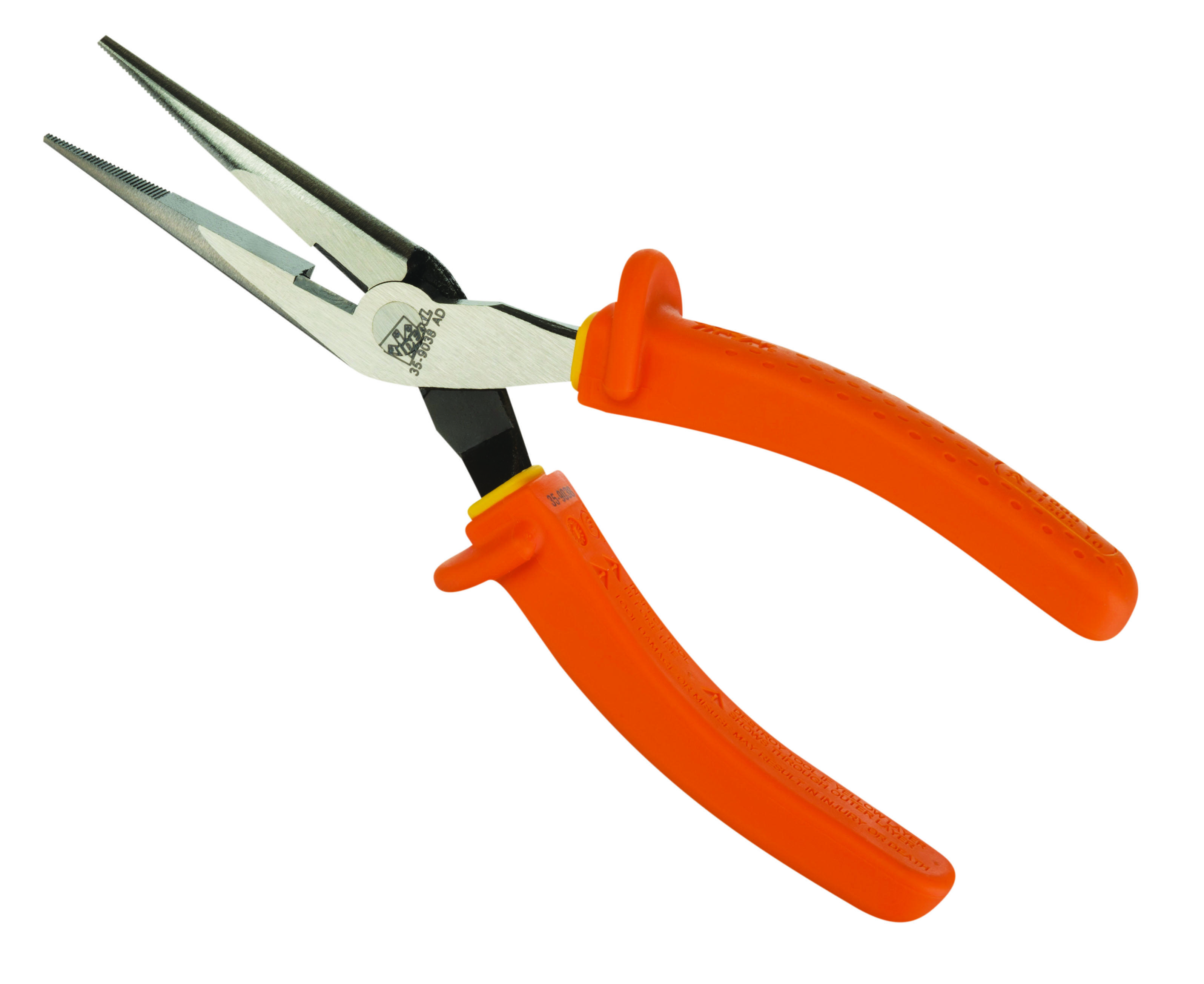 Product image for Plier long nose insulated 8-1/2in length