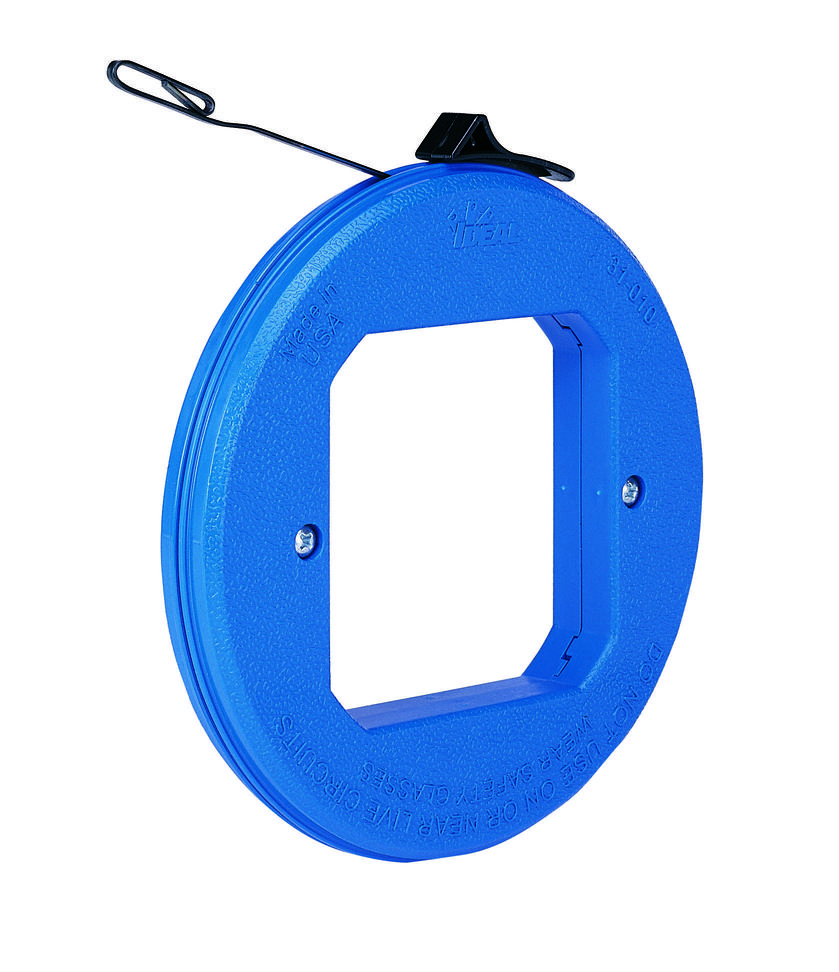 Product image for Fish tape thumb-winder steel 50ftx1/8in