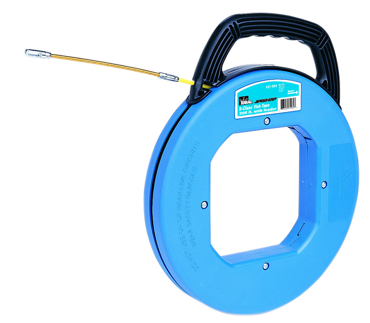 Product image for Fish tape replacement S-Class fiberglass with eyelet 3/16"x200'