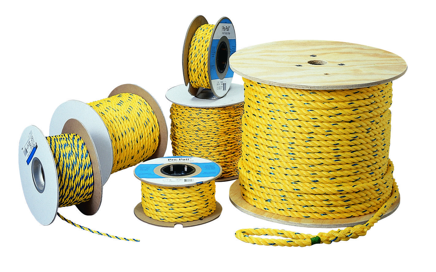 Product image for Rope polypropylene 1/4in dia x600ft Pro-Pull