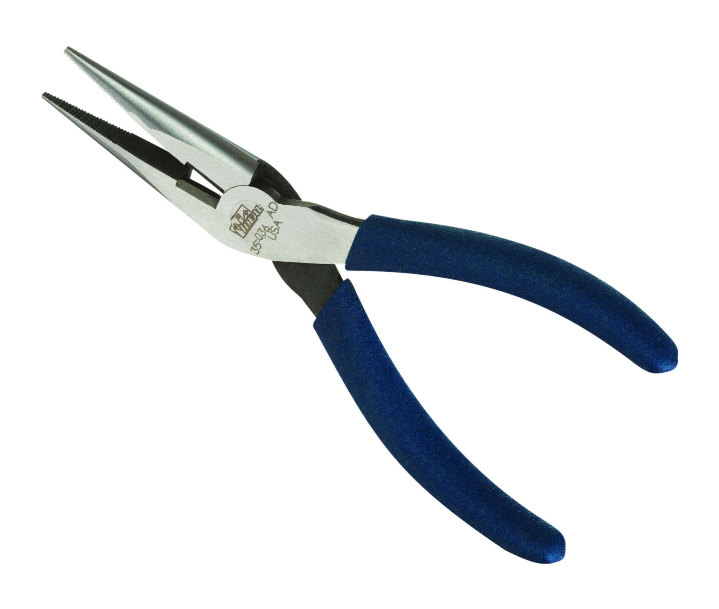 Product image for Plier long-nose heavy-duty with cutter 8-1/2" long