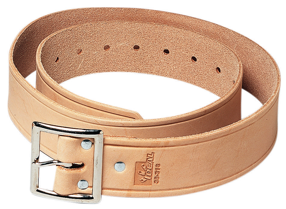 Product image for Belt buckle leather nickel buckle 1-3/4x46in