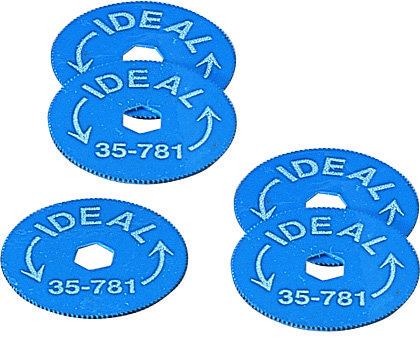 Product image for IDEAL 35-781 REPLACEMENT BLADES (5PK) FOR ROTARY BX CUTTER #35-780