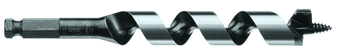 Product image for Auger bit power ship short 7/8x7-1/2in Nailbiter