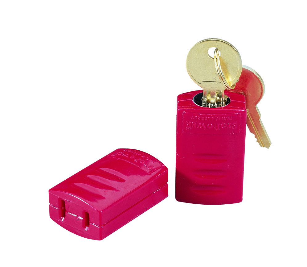 Product image for ELECTRIC PLUG LOCKOUT,IDEAL,PKG: 1/CARD