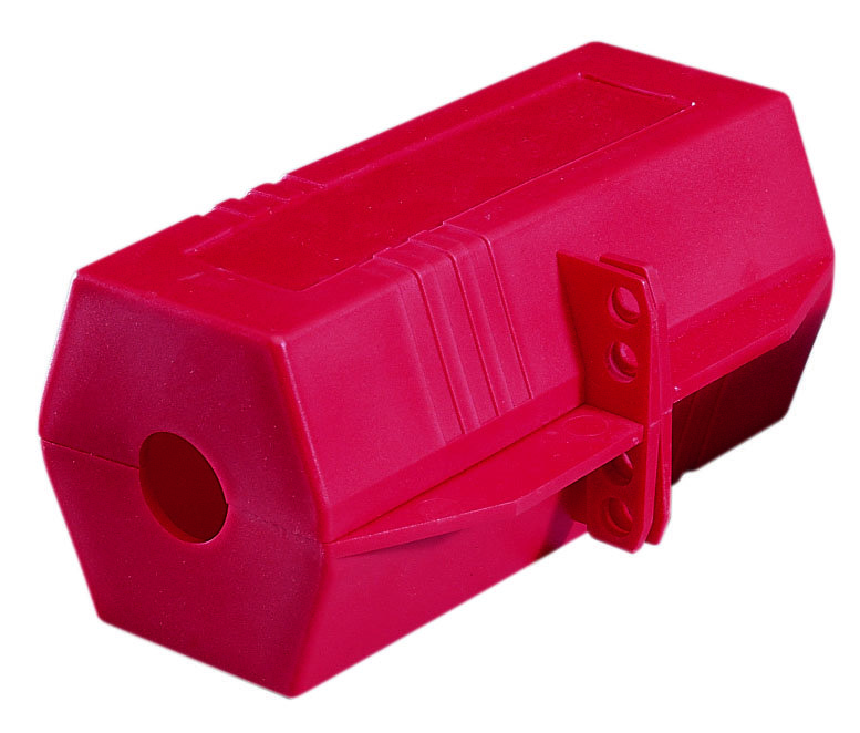 Product image for PLUG LOCKOUT,IDEAL,DURABLE PLASTIC BDY,220/550 V,7.000 IN LEN,3-1/4 IN W