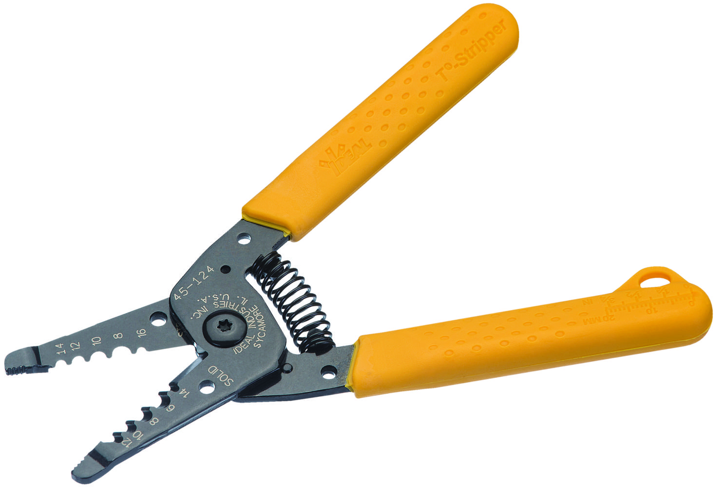Product image for IDEAL 45-124 WIRE STRIPPER T8 8-16 AWG STRANDED