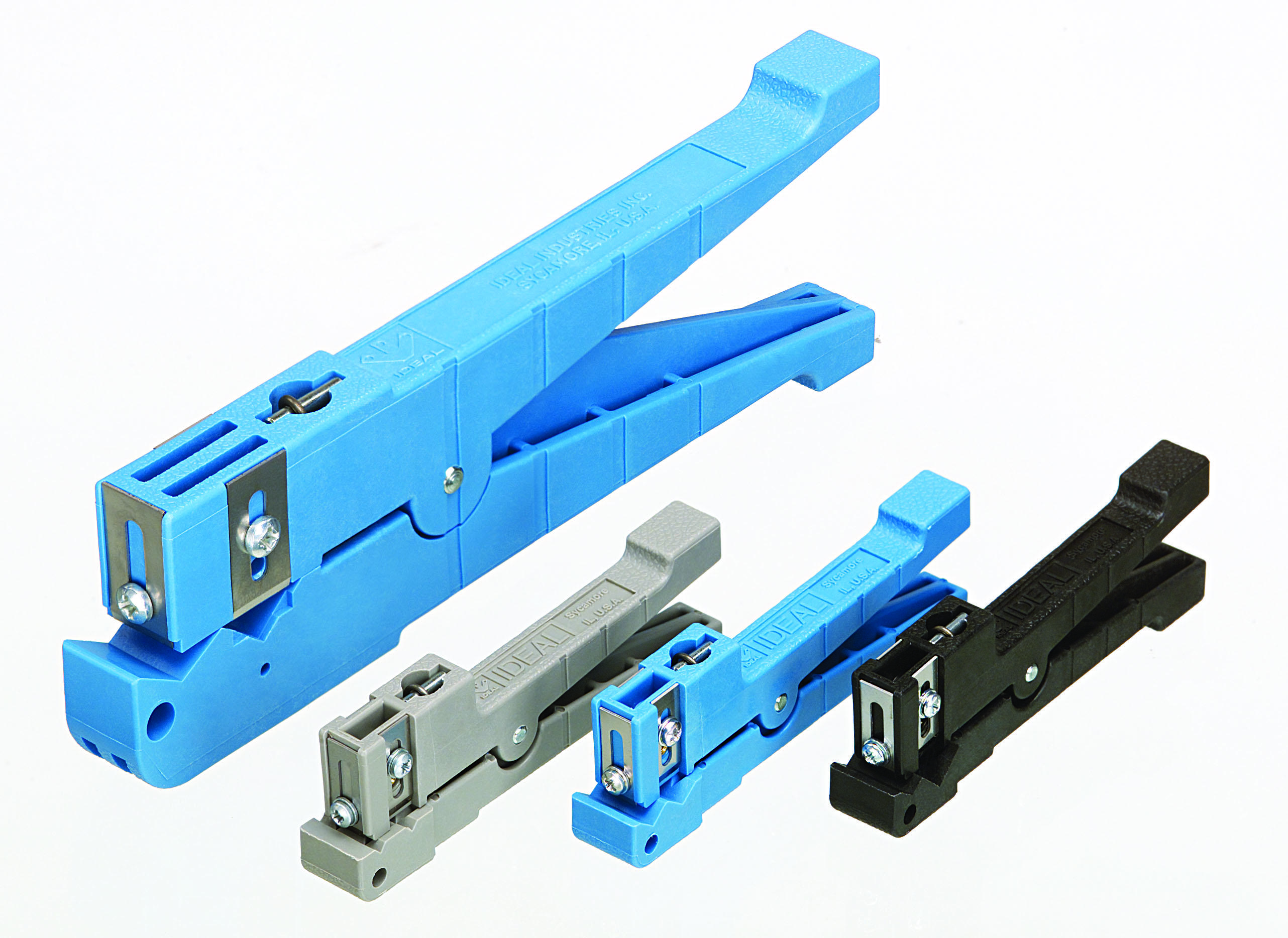 Product image for Stripper cable UTP/STP/coaxial blue 1/8-7/32in