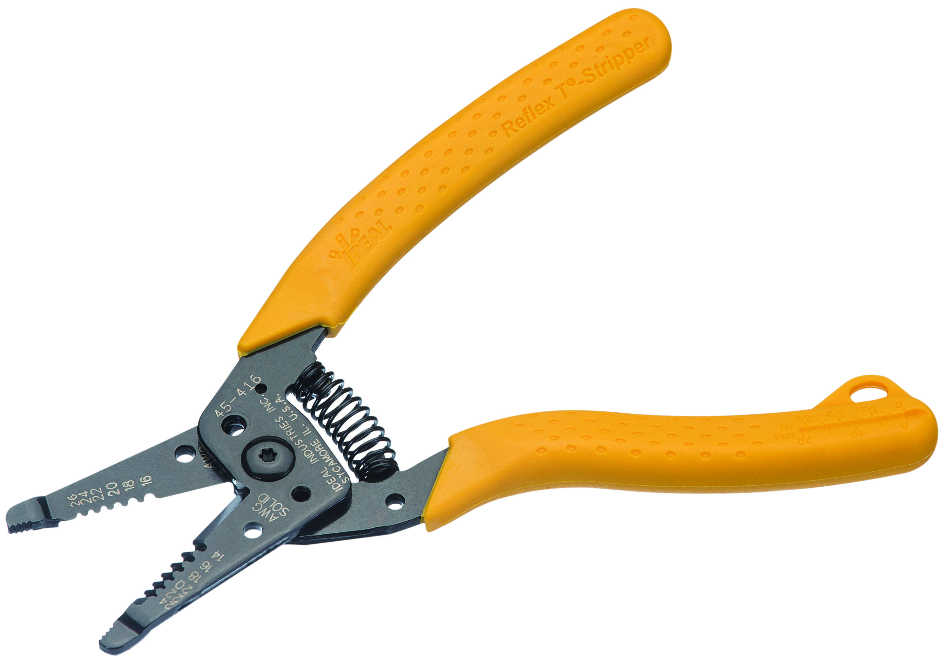 Product image for IDEAL 45-416 WIRE STRIPPER T REFLEX PREMIUM 16-26 AWG STRANDED